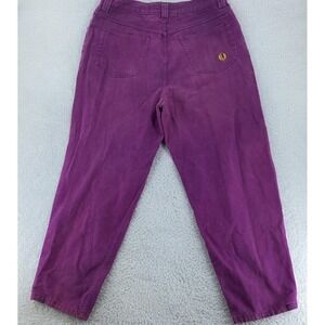 Vintage Legal‎ Jeans Purple Pants FITS 40x31 High Rise Denim Cotton 90s